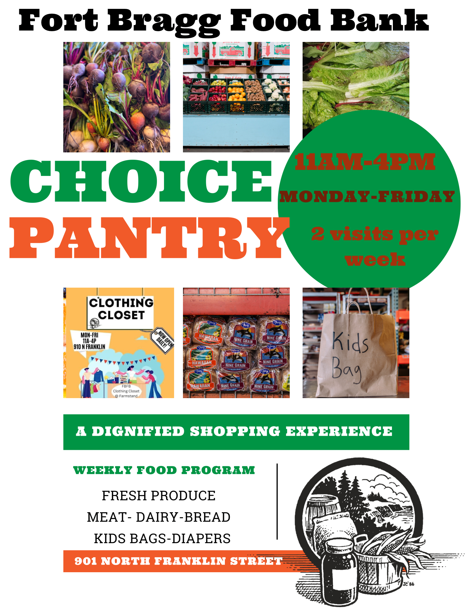 Welcome Back In! New Choice Pantry @ Farm Stand