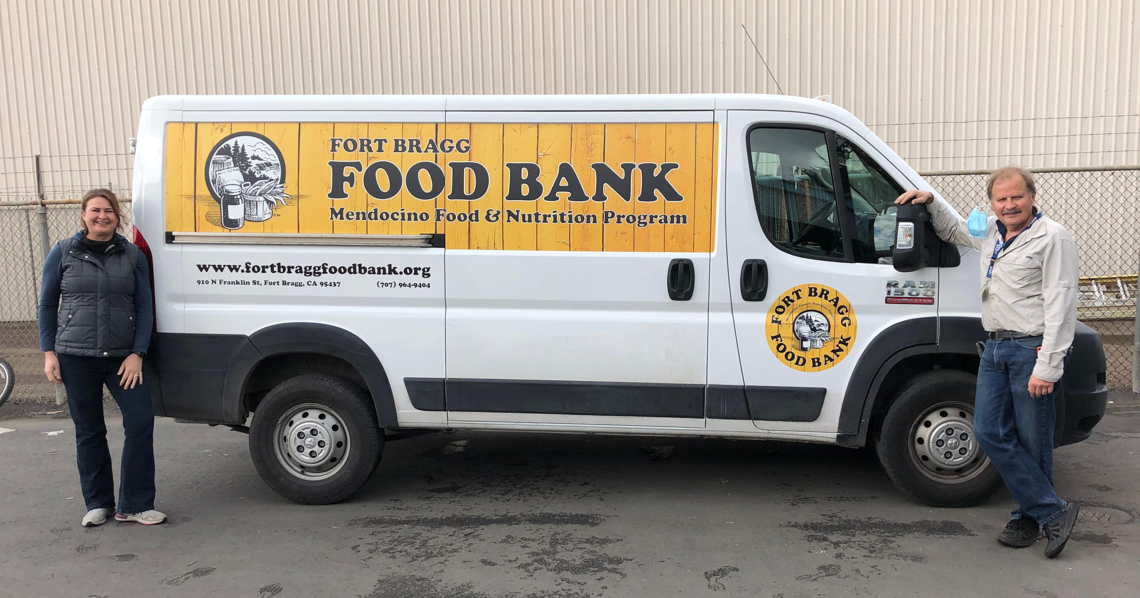 Thank you Redwood Empire Food Bank we love our new van!
