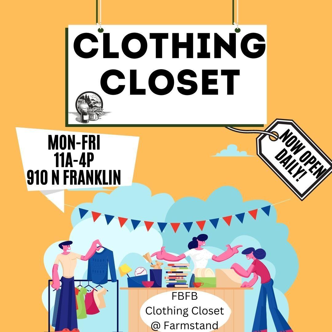 Fort Bragg Food Bank Clothing Closet